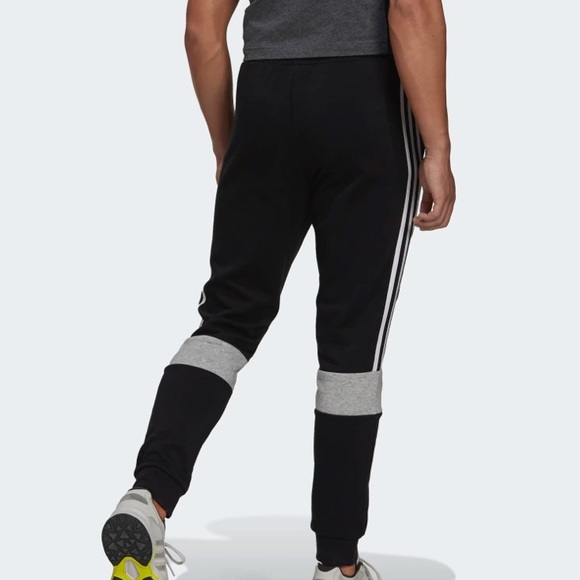 Adidas 2XL Men’s Fleece Colorblock Pants - Picture 3 of 10